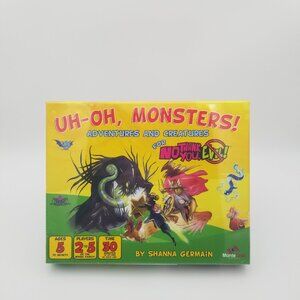 Uh Oh, Monsters! by Shanna Germain (2017, Game) Monte Cook Games Brand New